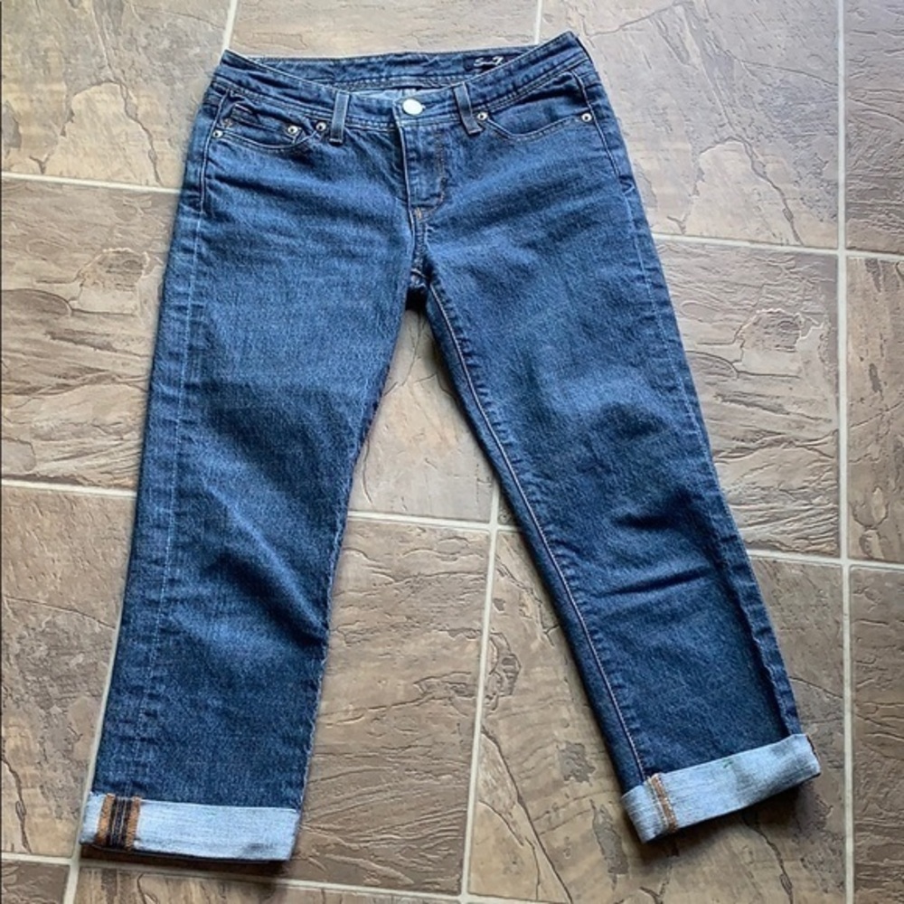 Seven7 Premium Denim cuffed jeans